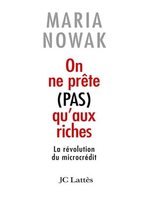 cover image of On ne prête pas qu'aux riches